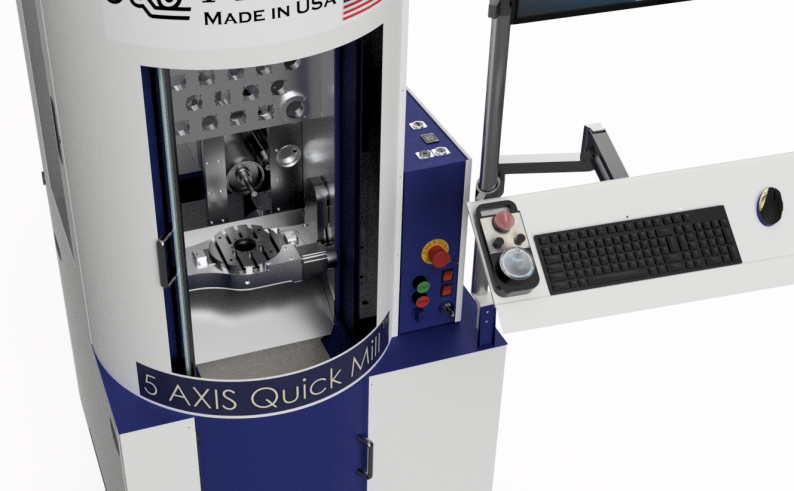 5 Axis QUICK MILL Top View