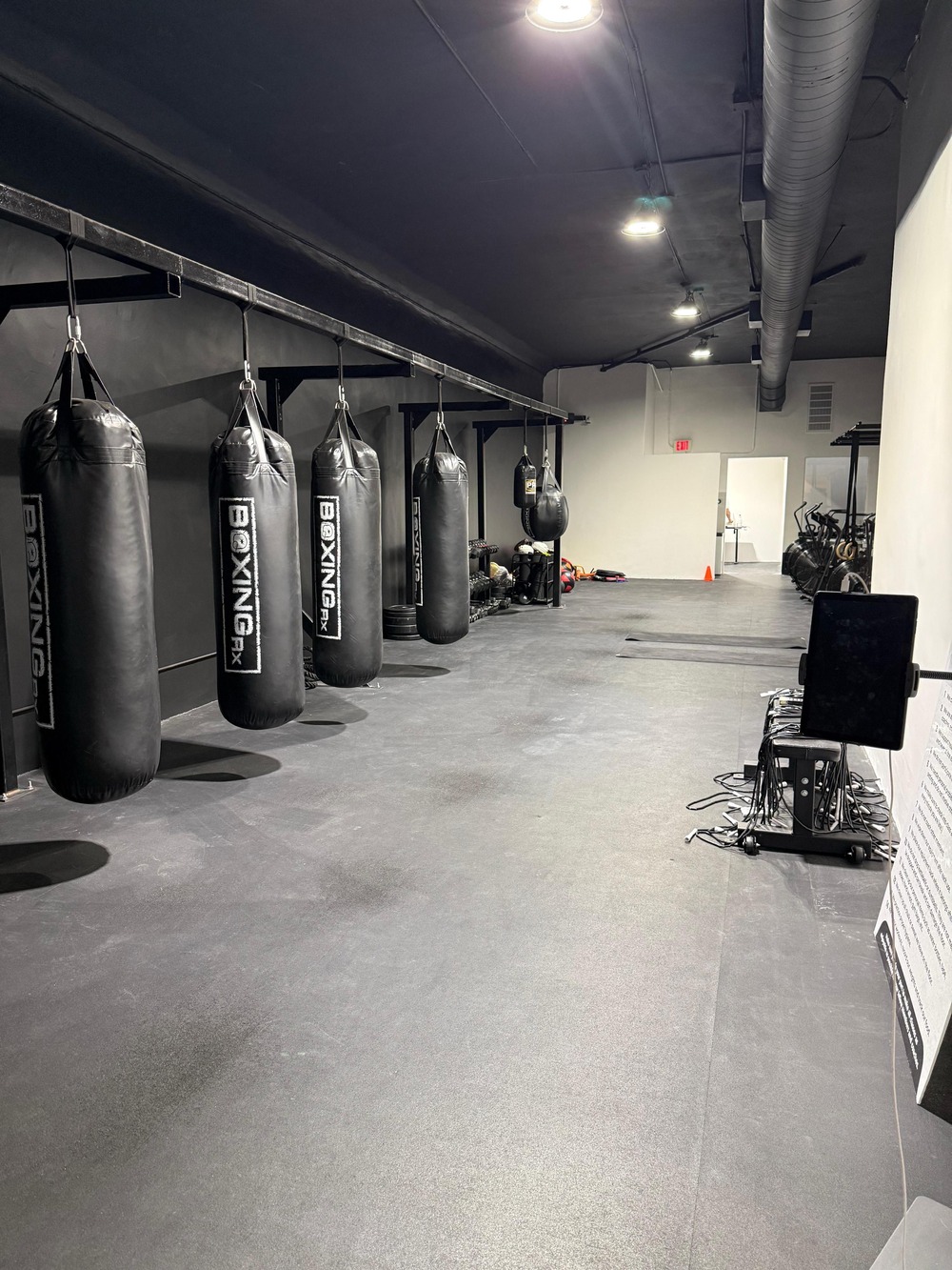 after shot of the gym