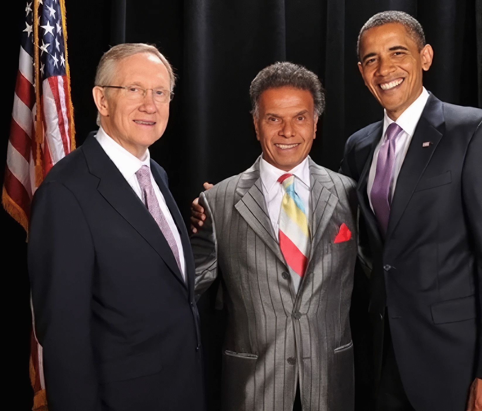 Fred Nassiri and Barack Obama