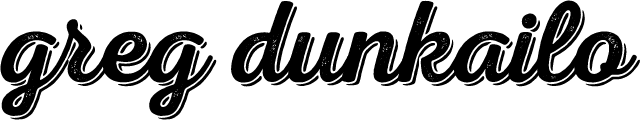 Greg Dunkailo Logo Black
