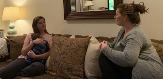 Let Mommy Sleep Night Nurse With Newborn And Mom