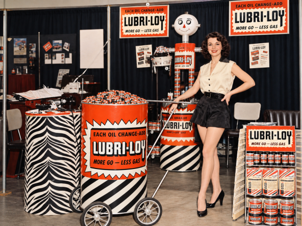 Lubri-Loy Vintage Display