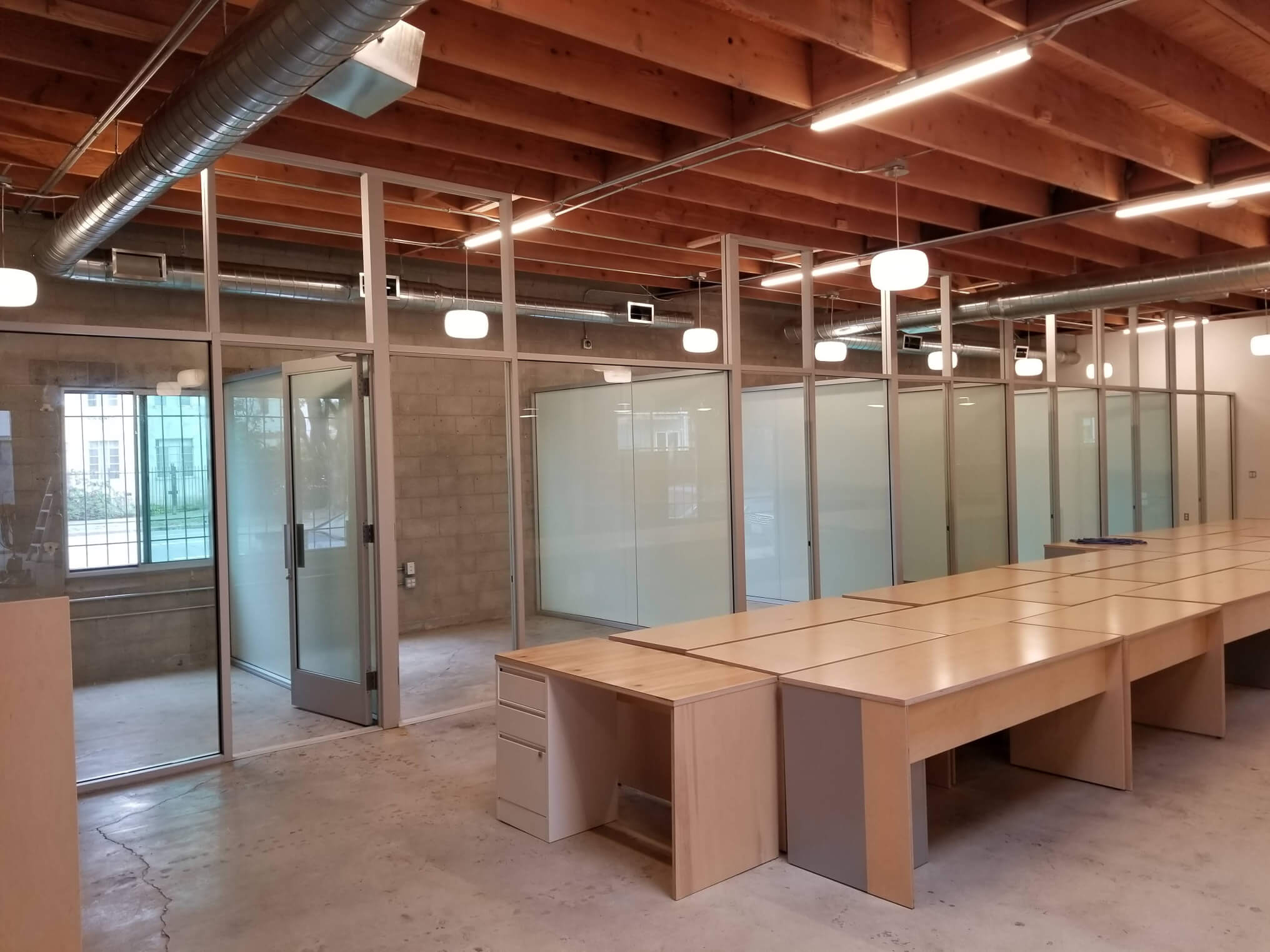 Office Glass Wall Partition Installation