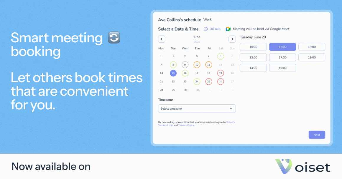 Smart meeting booking