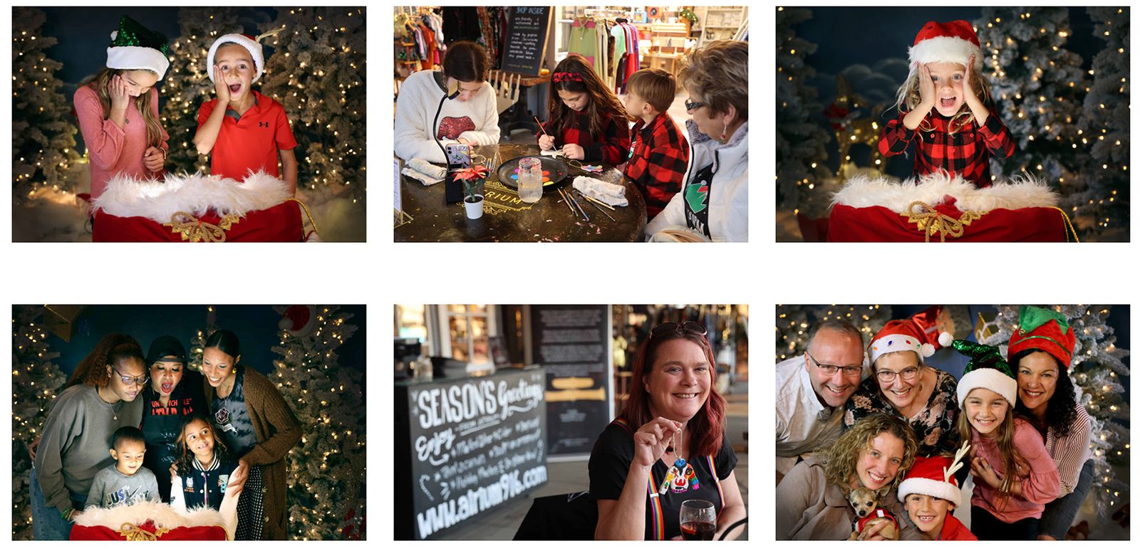 Sustainable Santa Family Portraits & Crafting