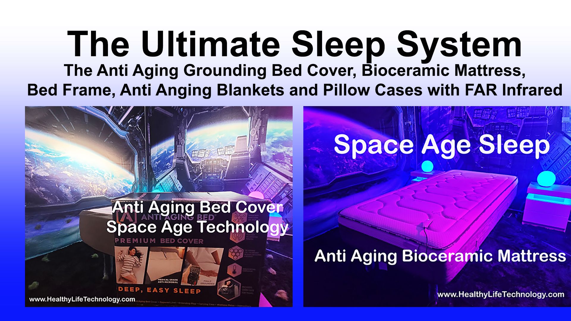 The Ultimate Sleep System Anti Aging Bed Cover And